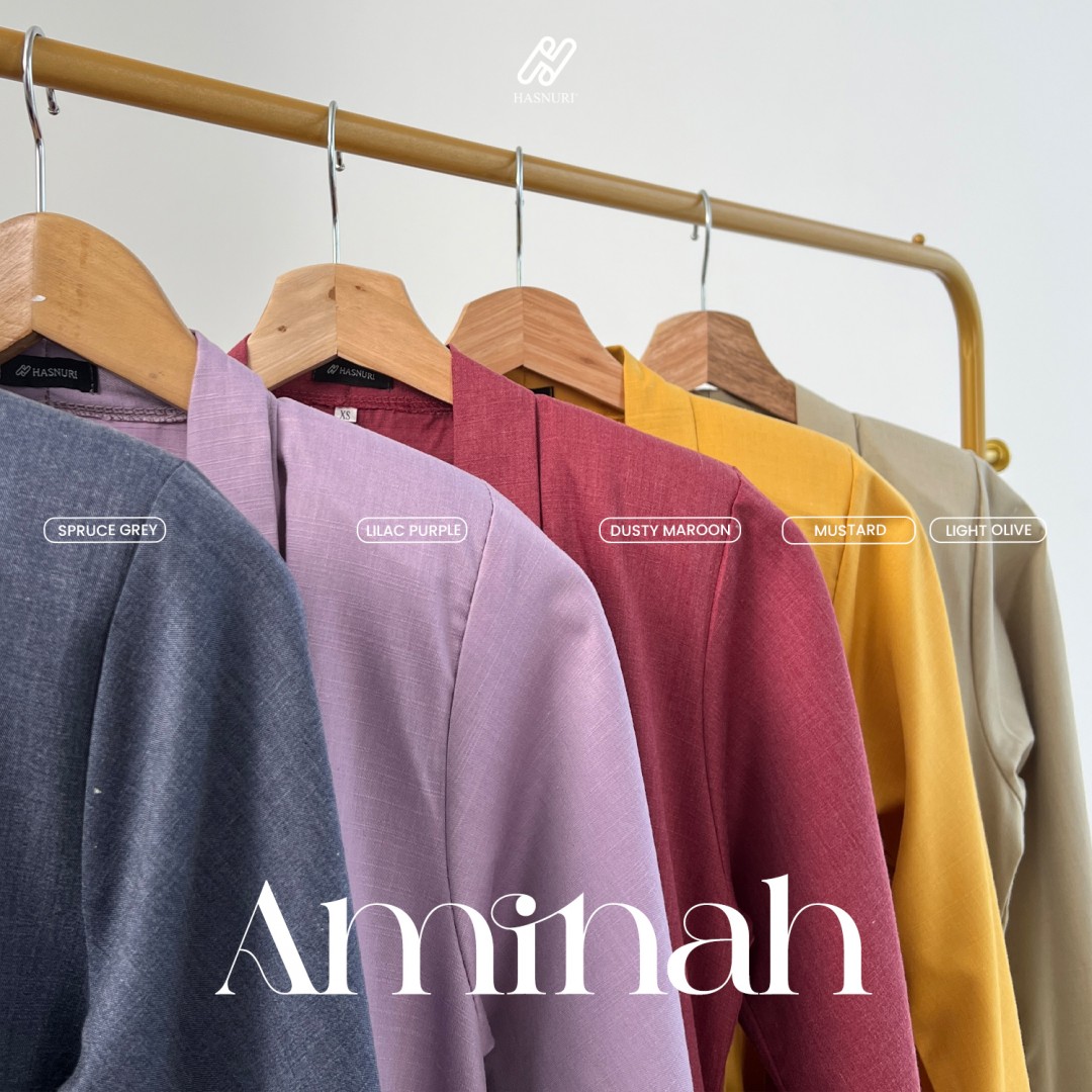 Kebaya Aminah - Light Olive