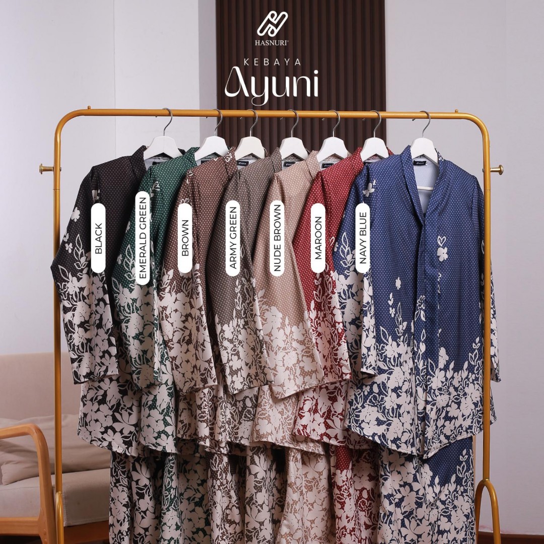 Kebaya Ayuni - Maroon