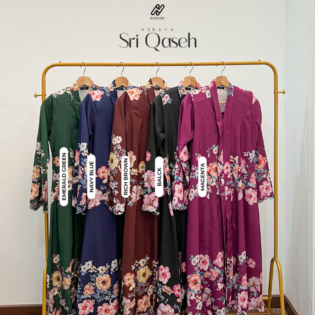 Kebaya Sri Qaseh Kids - Emerald Green