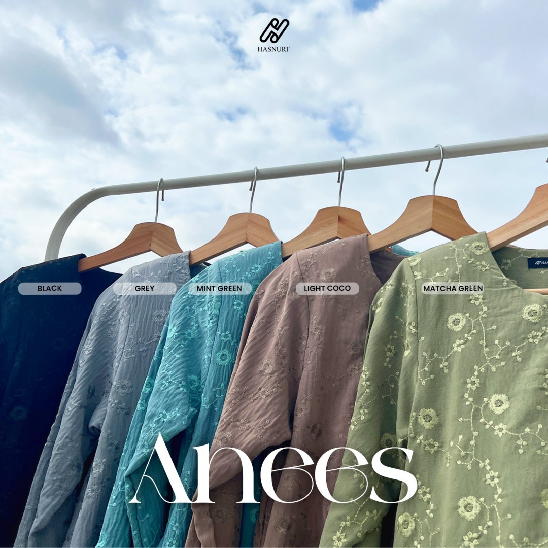 Kurung Anees - Matcha Green