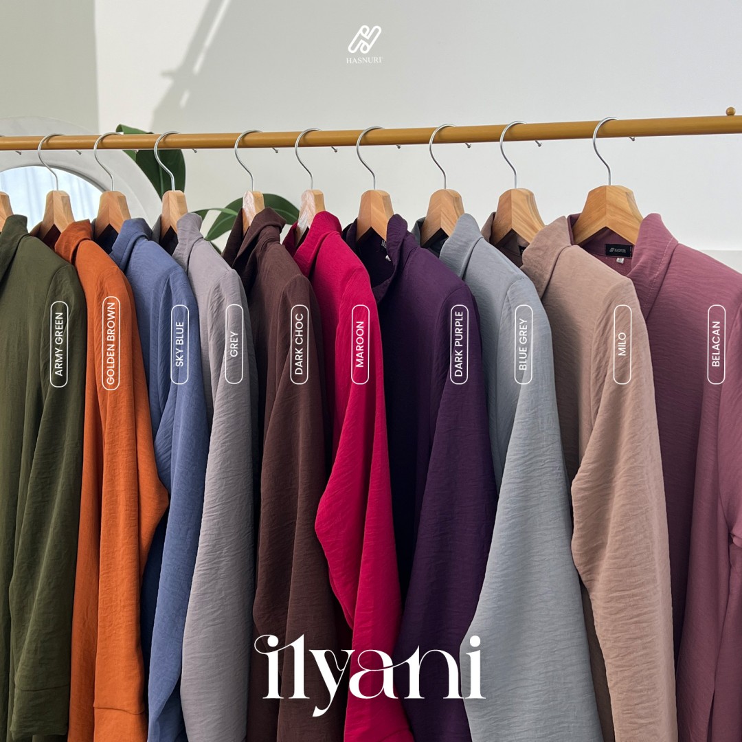 Kurung Ilyana - Blue Grey