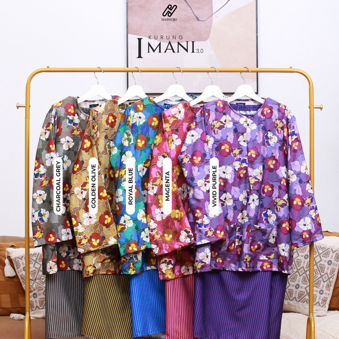 Kurung Imani 3.0 - Magenta
