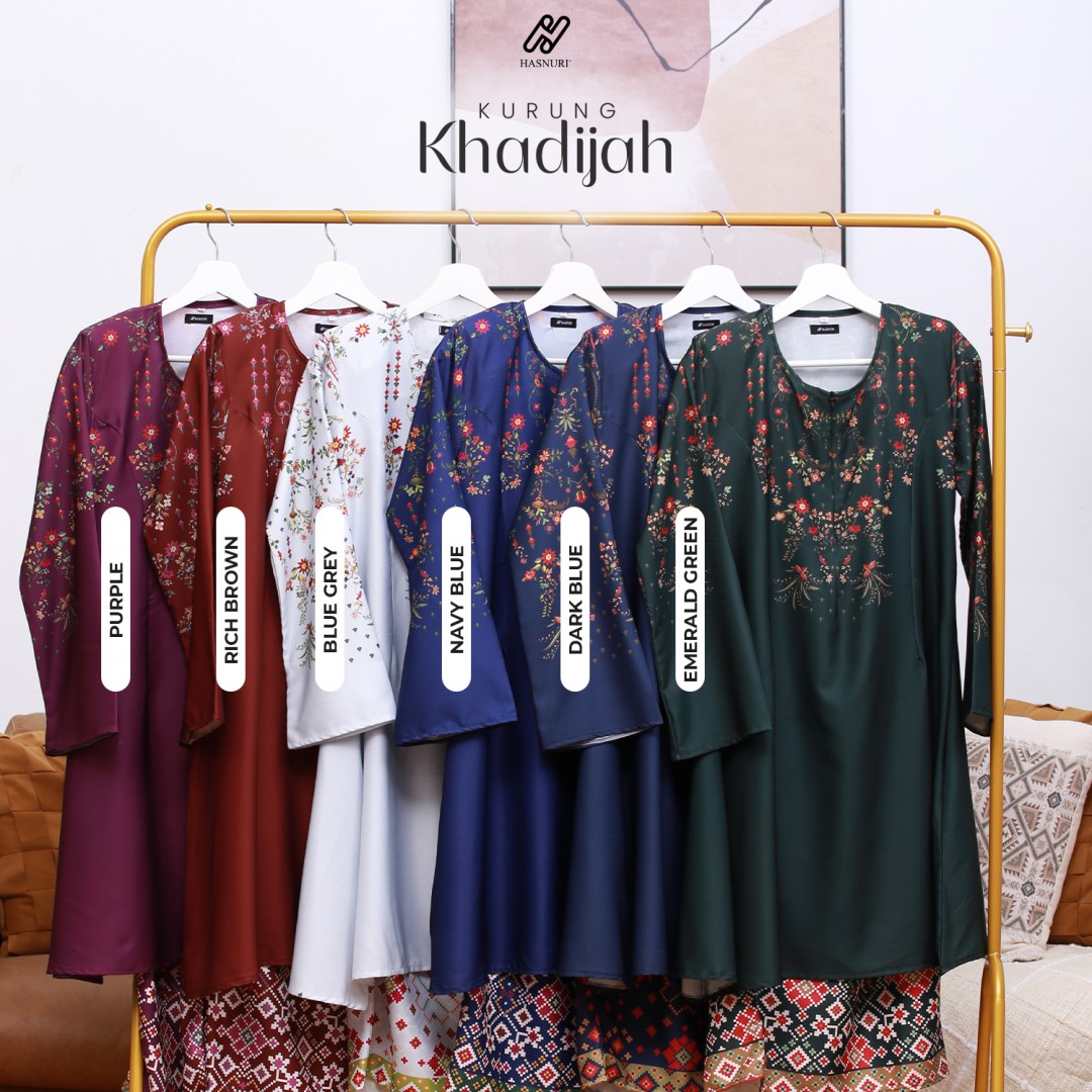 Kurung Khadijah - Purple