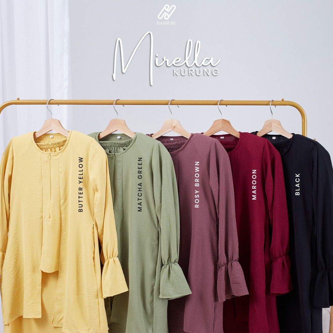 Kurung Mirella - Matcha Green