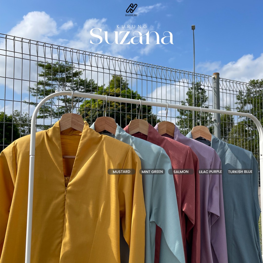 Kurung Suzana - Mustard