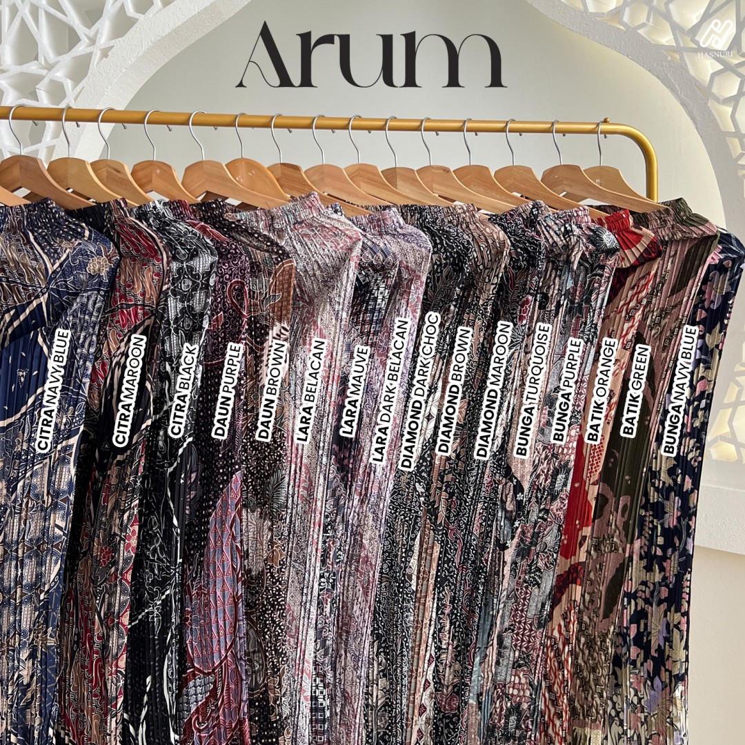 Skirt Arum - Batik Orange