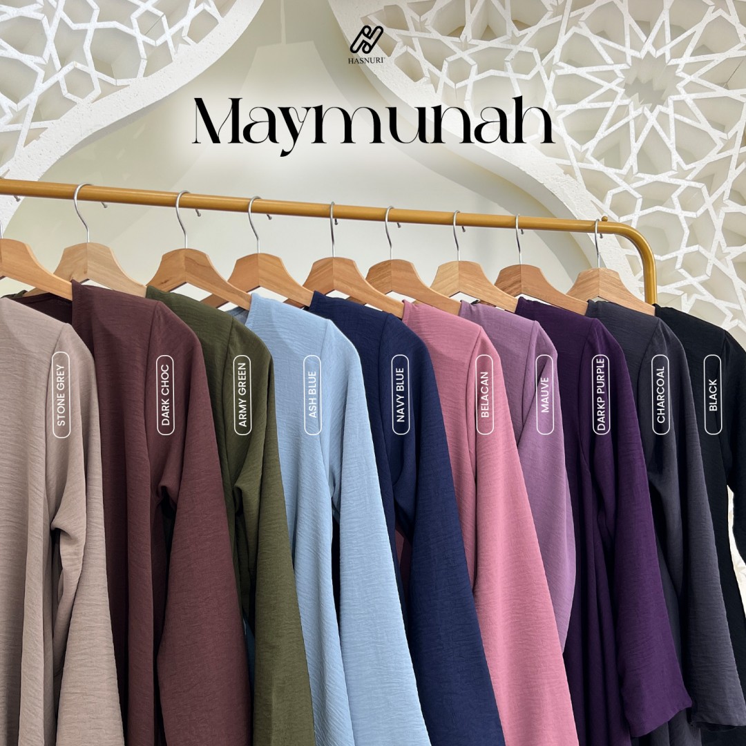 Suit Maymunah - Ash Blue