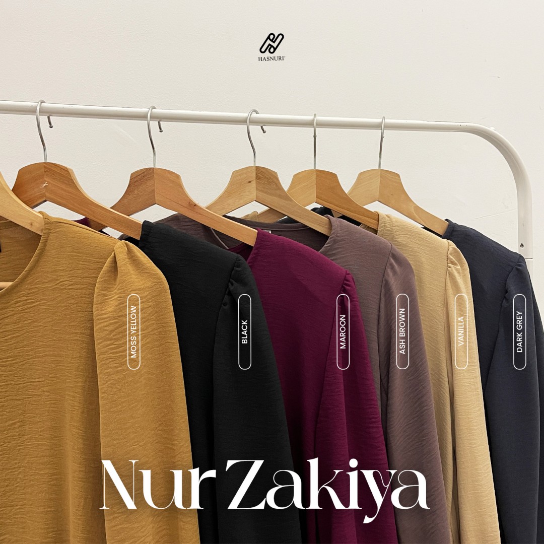 Suit Nur Zakiya - Moss Yellow