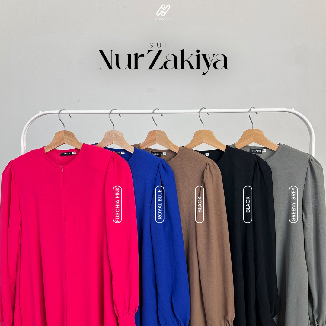 Suit Nur Zakiya - Fuschia Pink