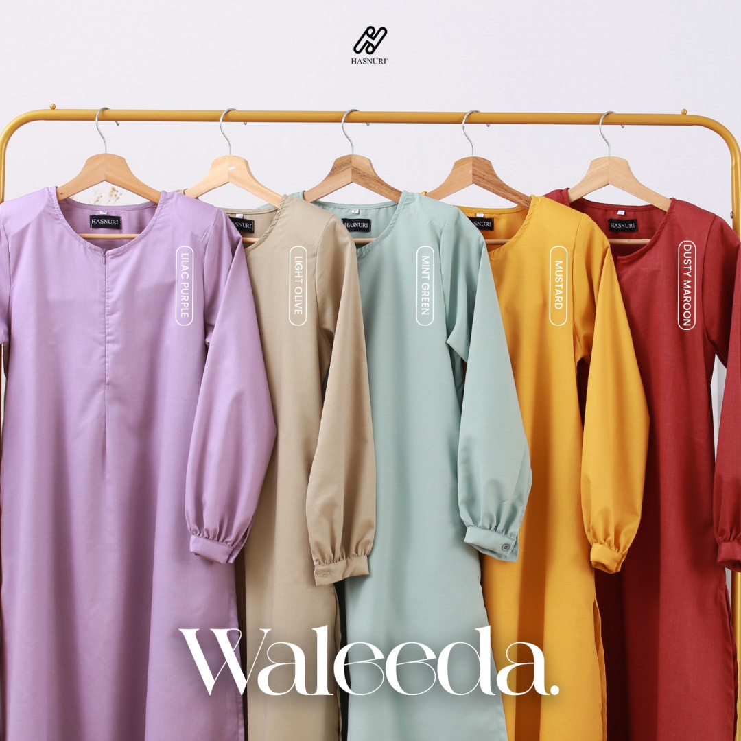 Suit Waleeda - Mint Green