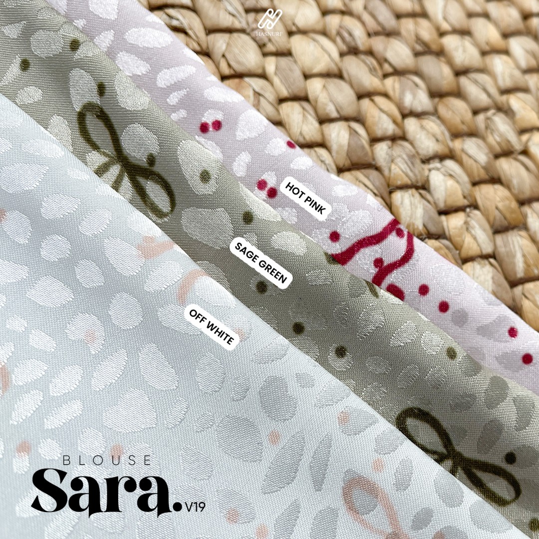 Blouse Sara V19 - Sage Green