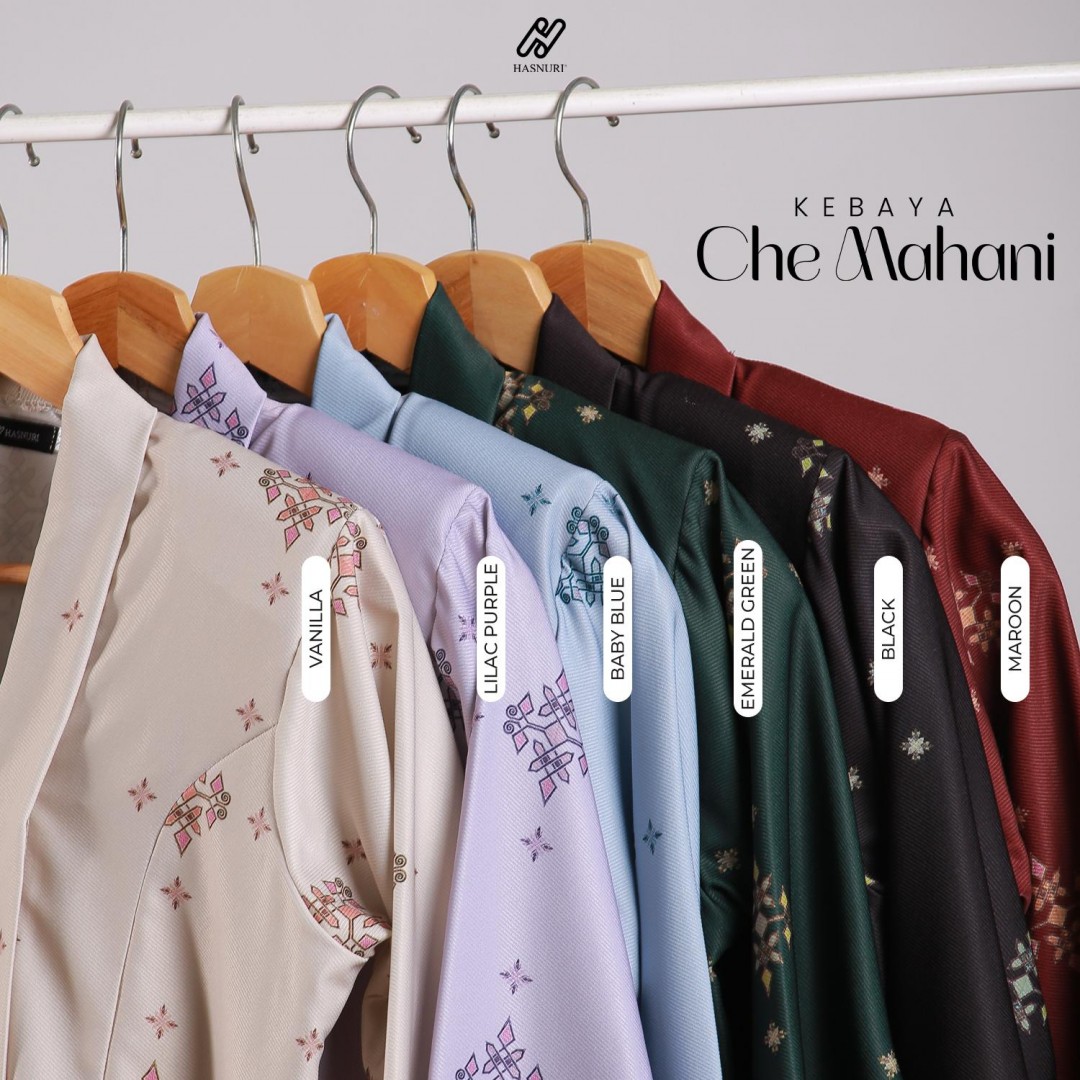 Kebaya Che Mahani - Emerald Green
