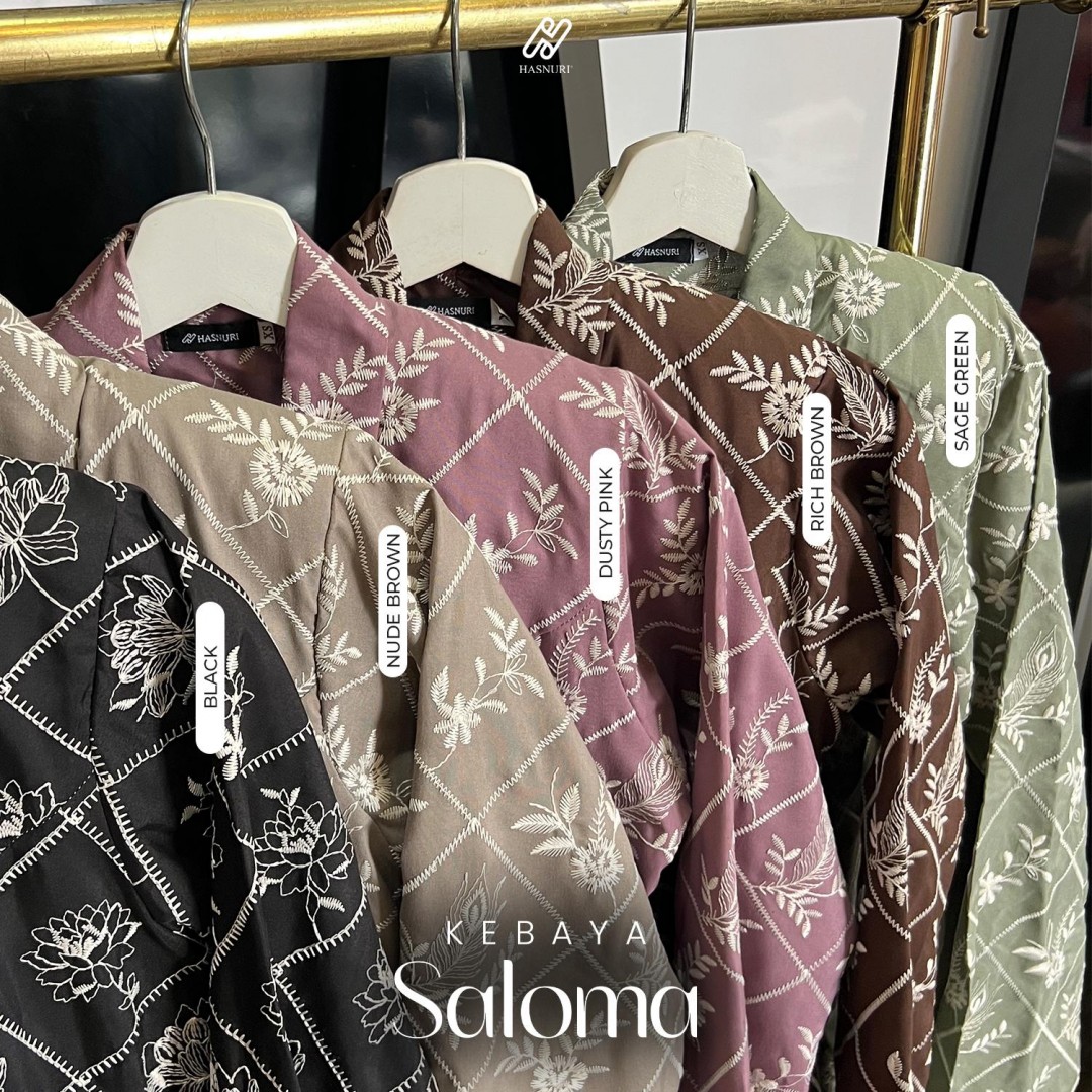 Kebaya Saloma - Black