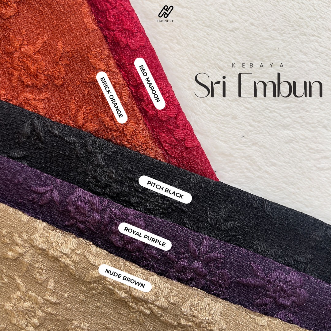 Kebaya Sri Embun - Pitch Black