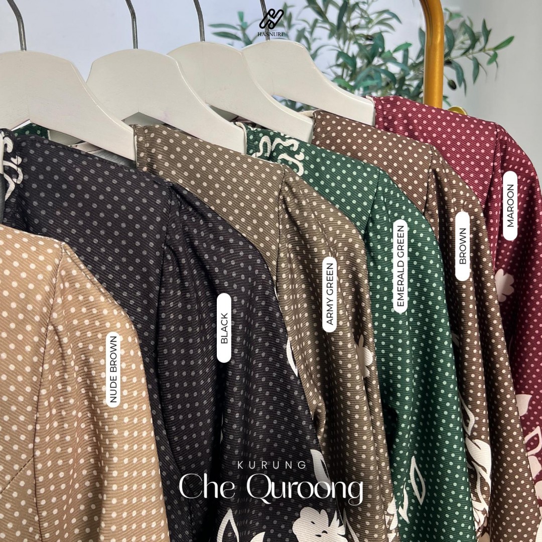 Kurung Che Quroong - Black