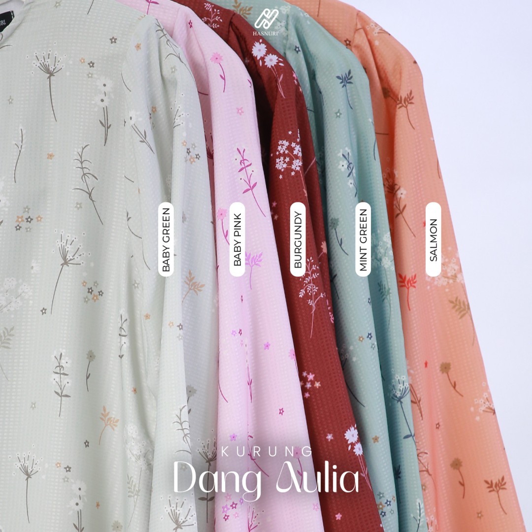 Kurung Dang Aulia - Salmon