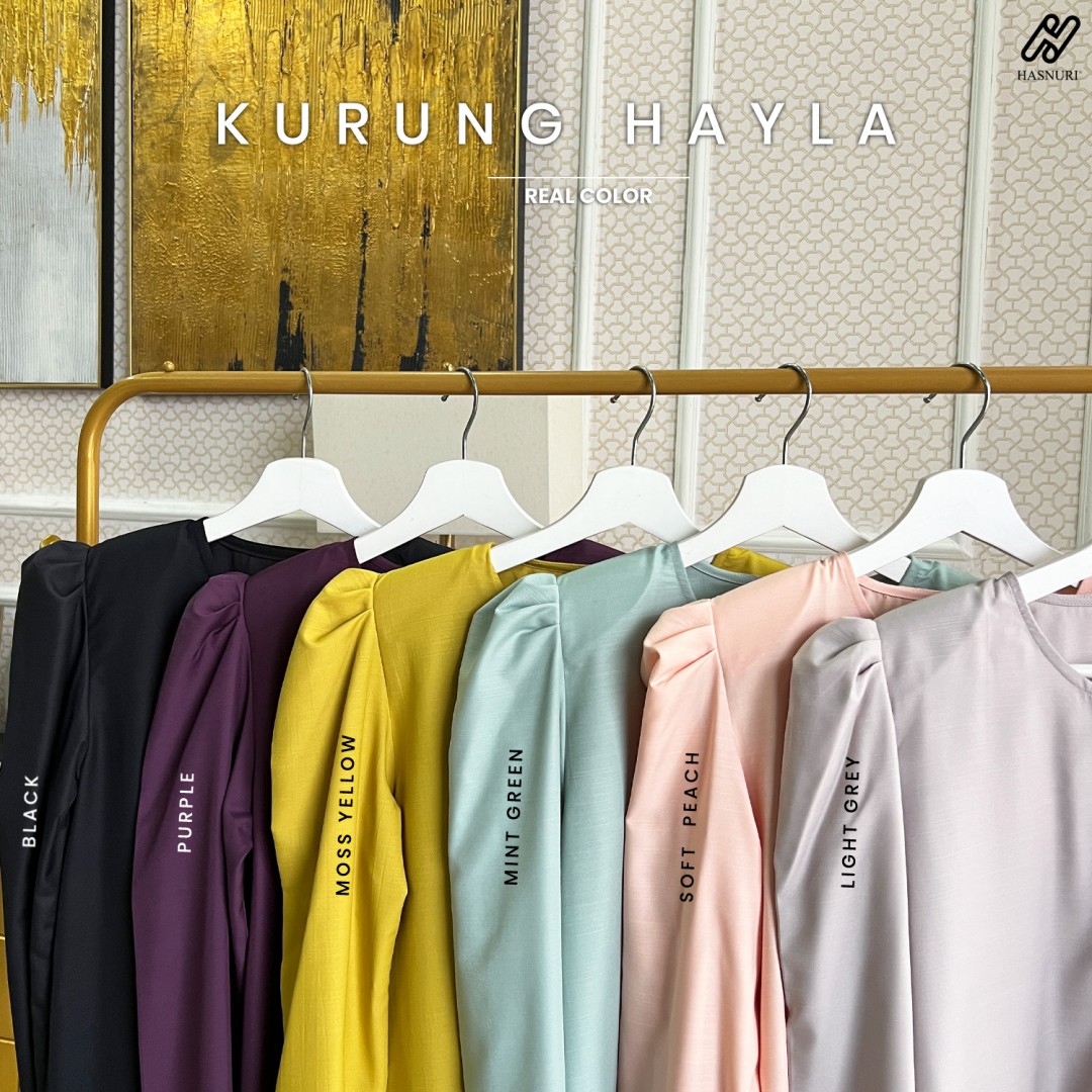 Kurung Hayla - Light Grey