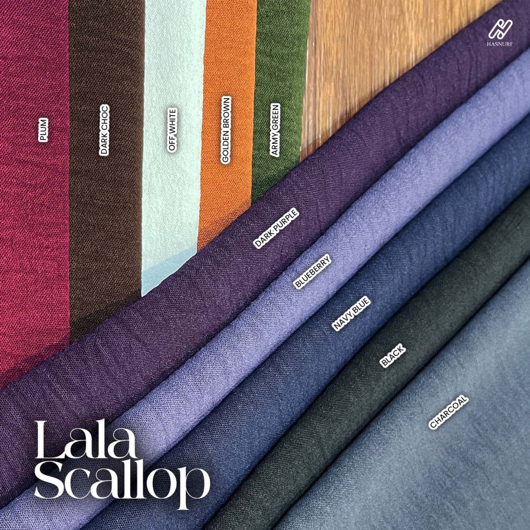 Kurung Lala Scallop - Dark Choc