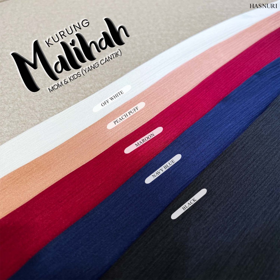 Kurung Malihah - Black