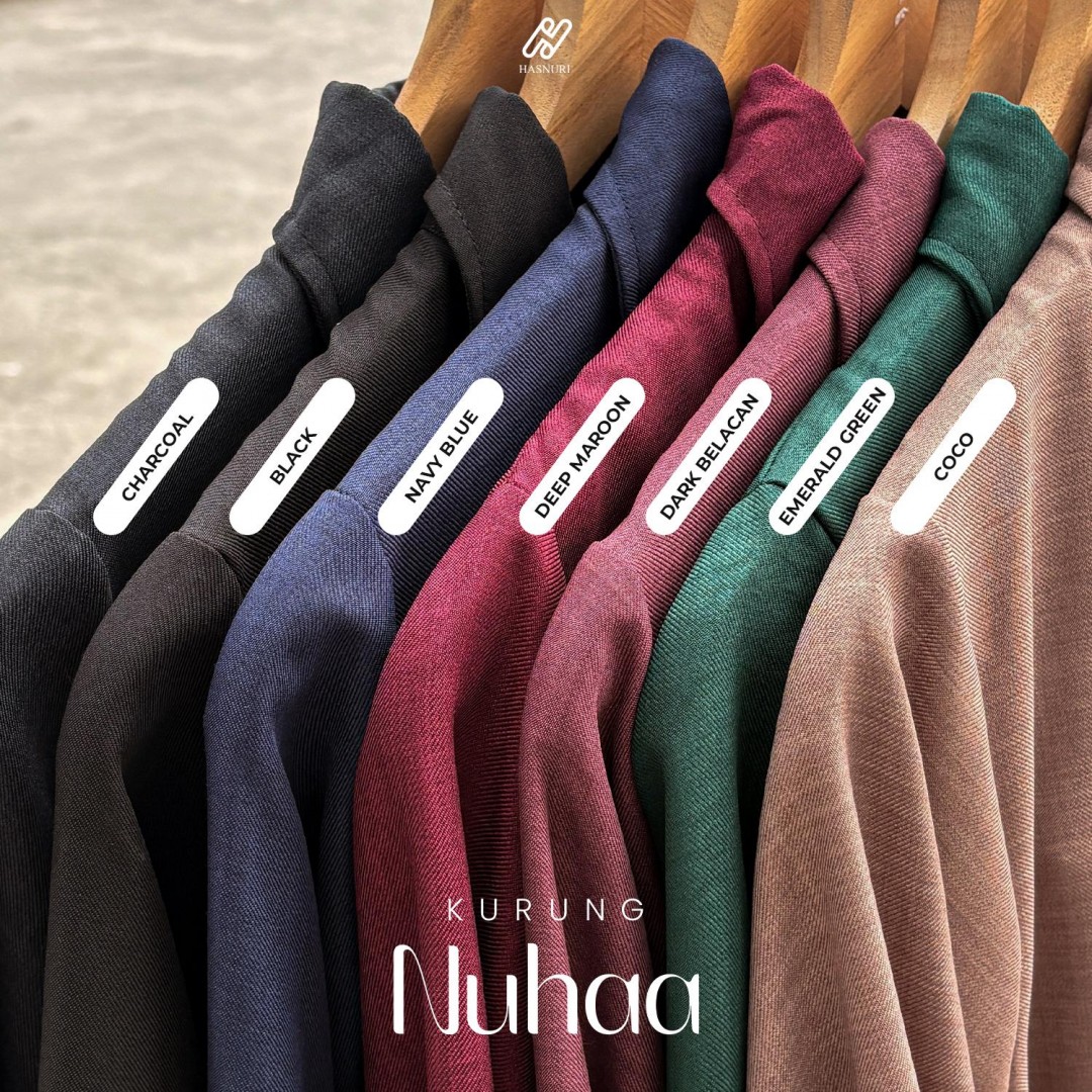 Kurung Nuhaa - Deep Maroon