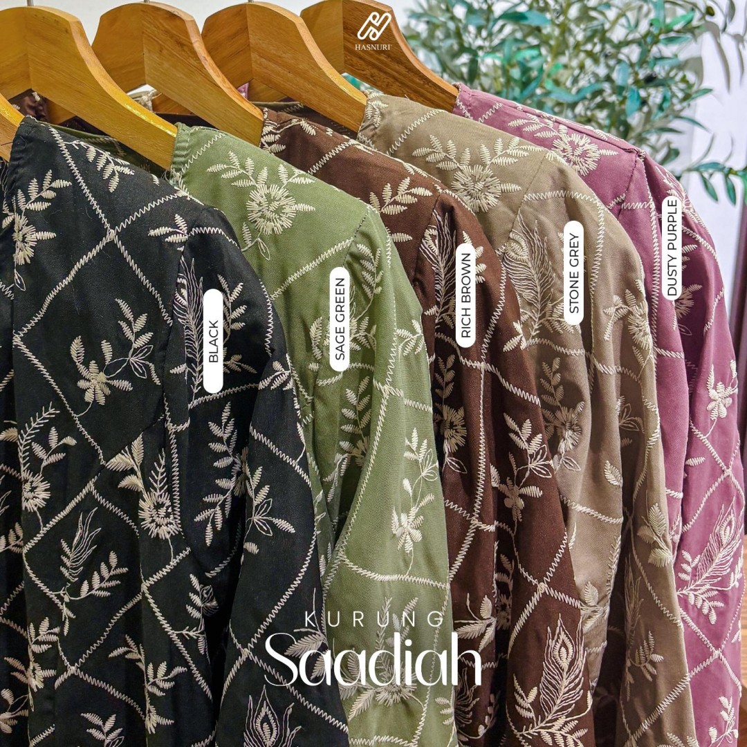 Kurung Saadiah - Stone Grey