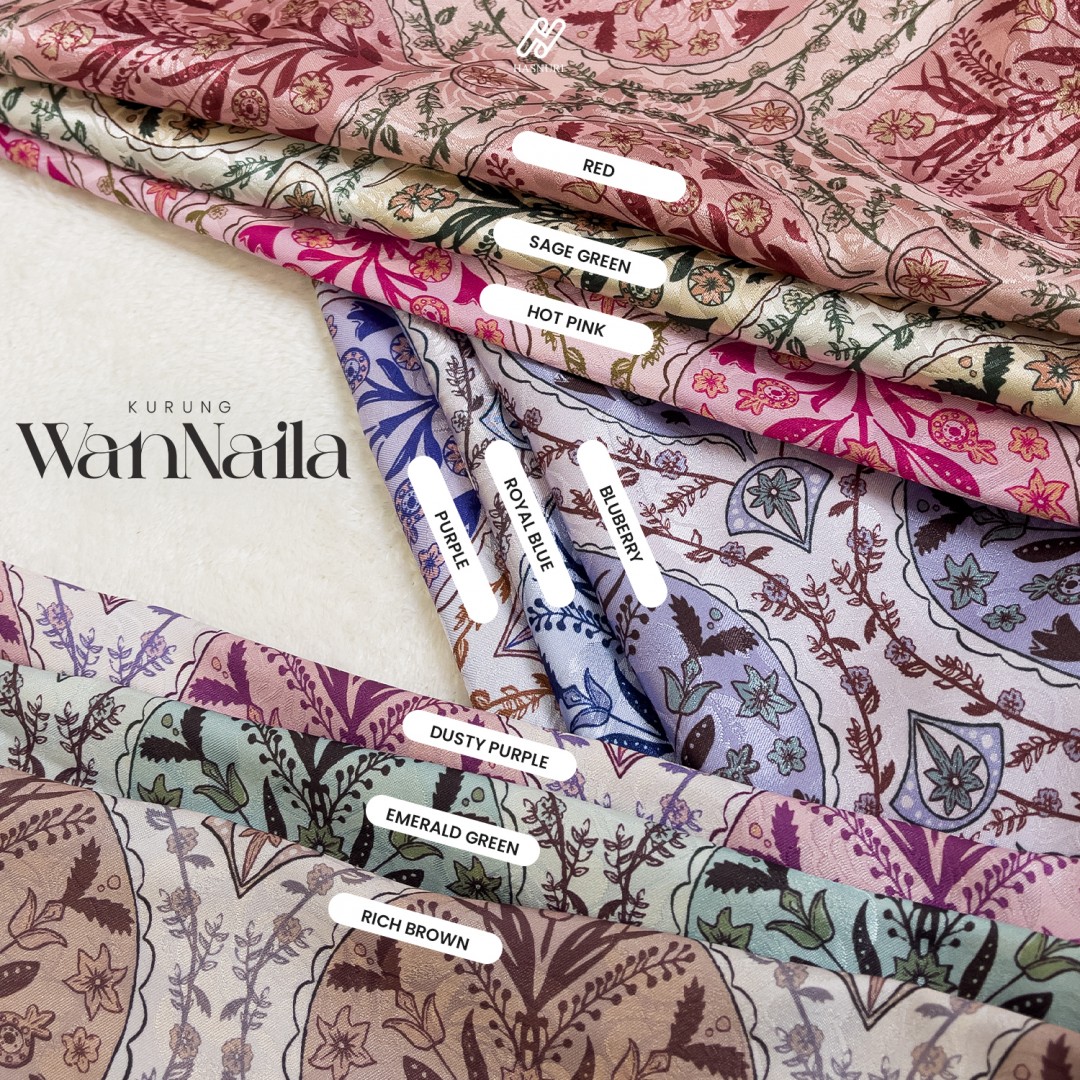 Kurung Wan Naila Kids - Emerald Green