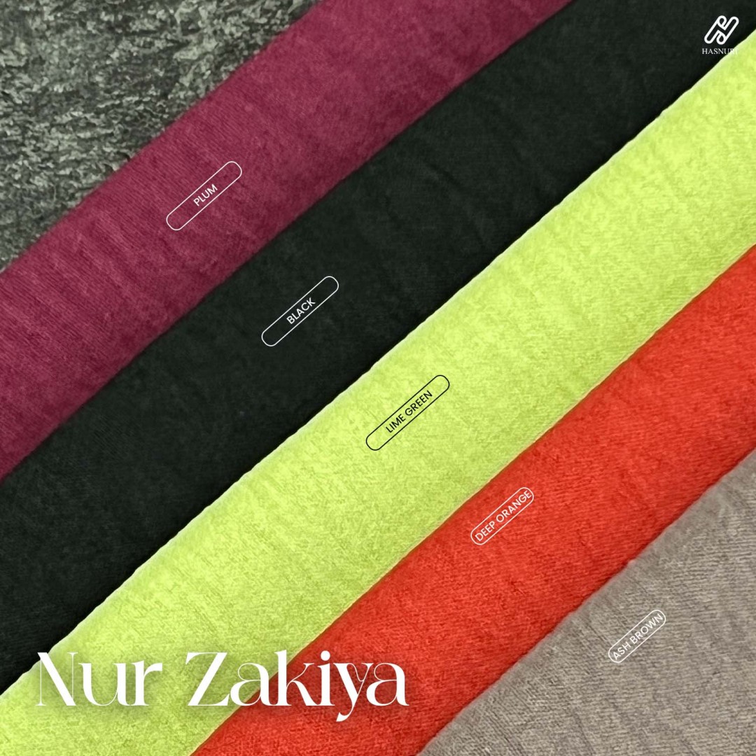 Suit Nur Zakiya - Deep Orange