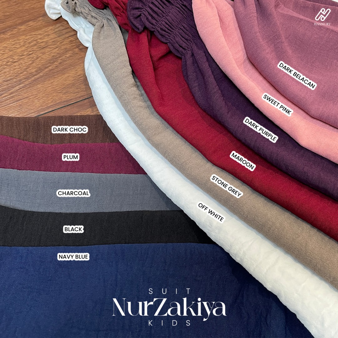 Suit Nur Zakiya Kids - Plum