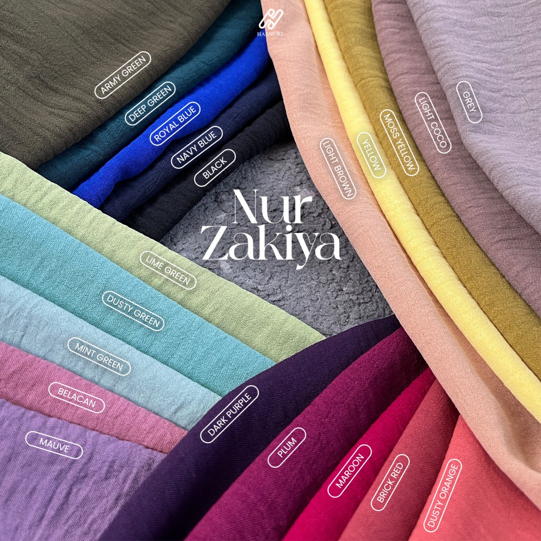 Suit Nur Zakiya - Royal Blue