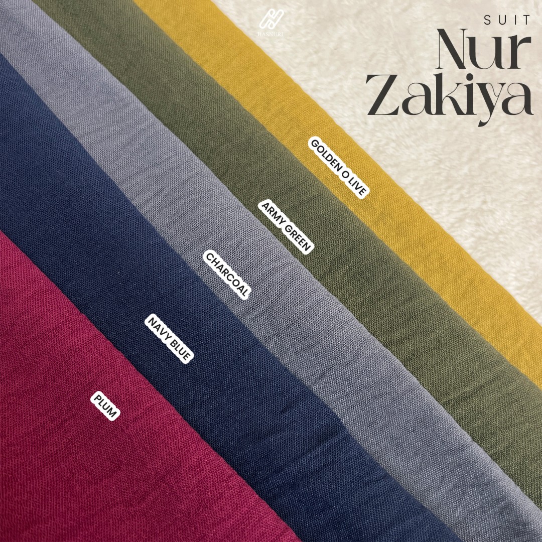 Suit Nur Zakiya - Plum