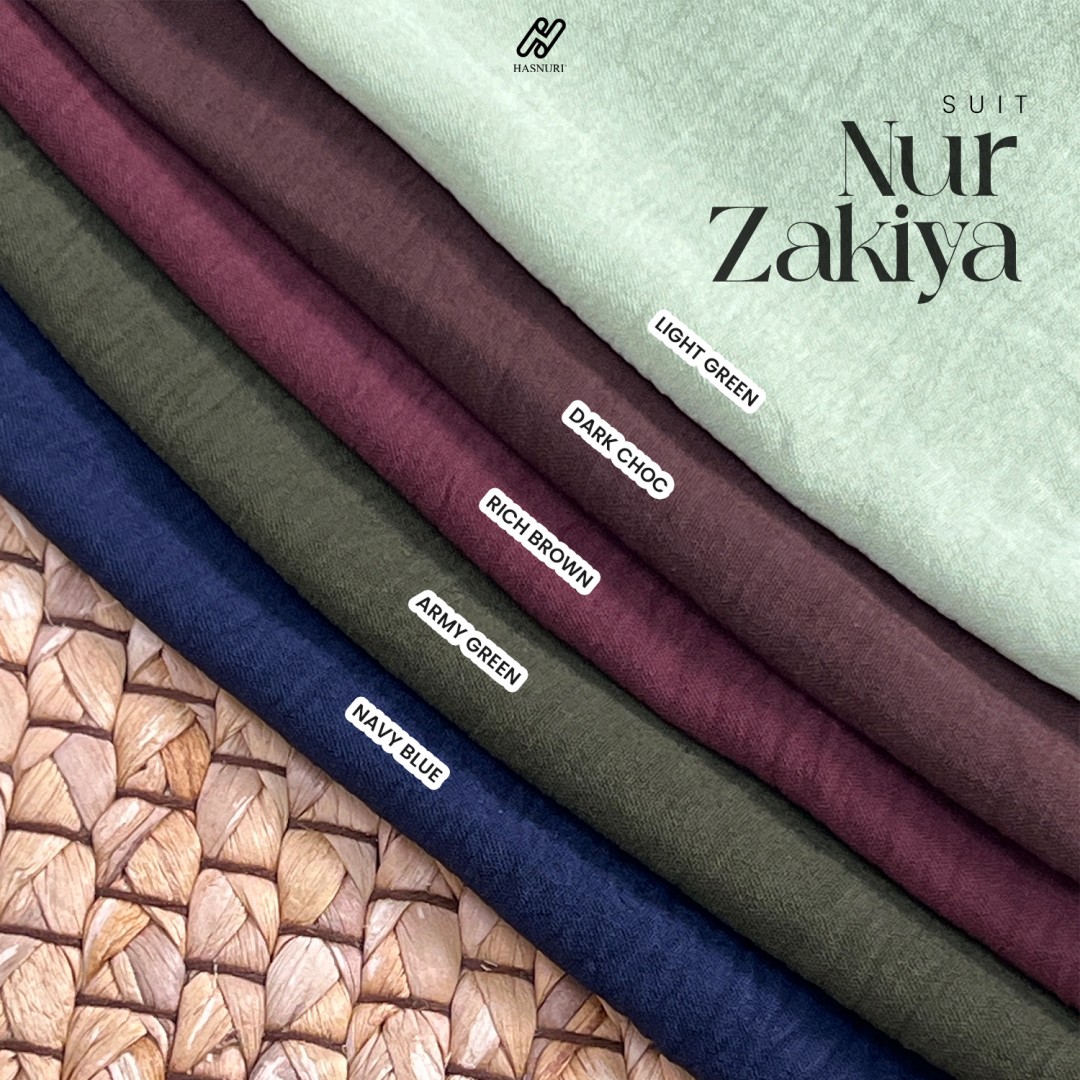 Suit Nur Zakiya - Army Green