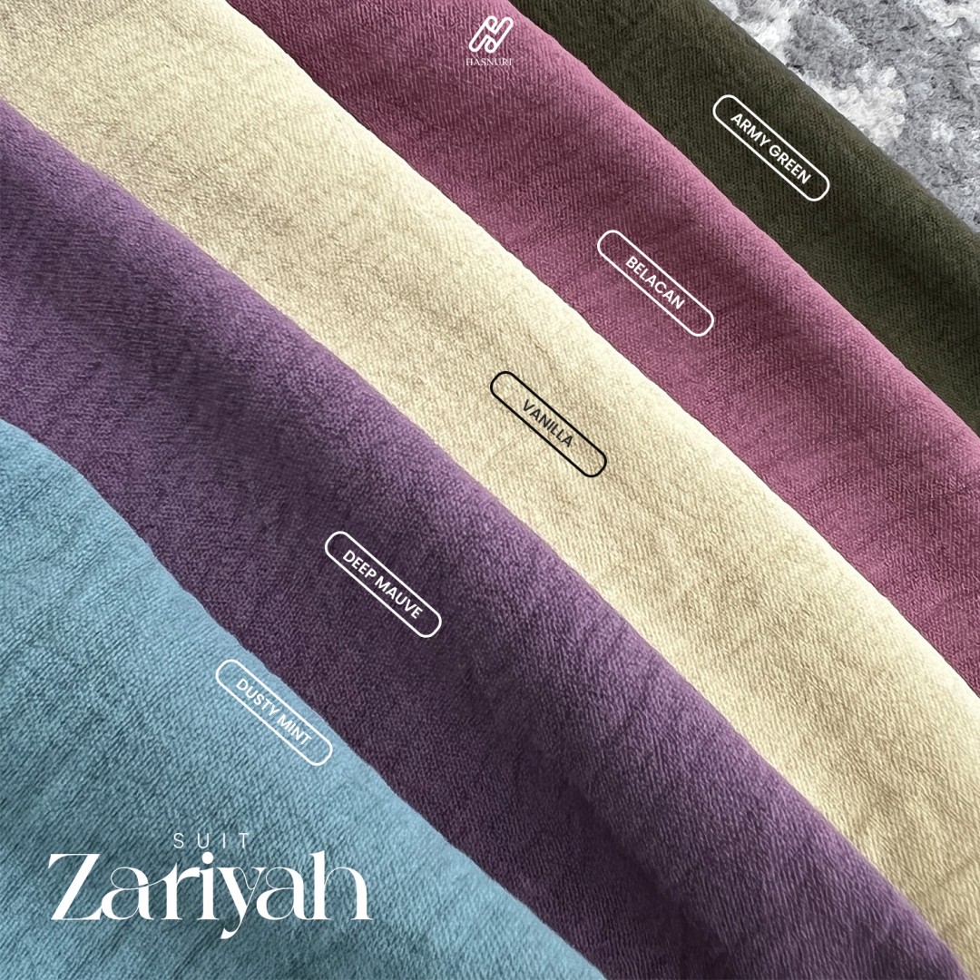 Suit Zariyah - Army Green