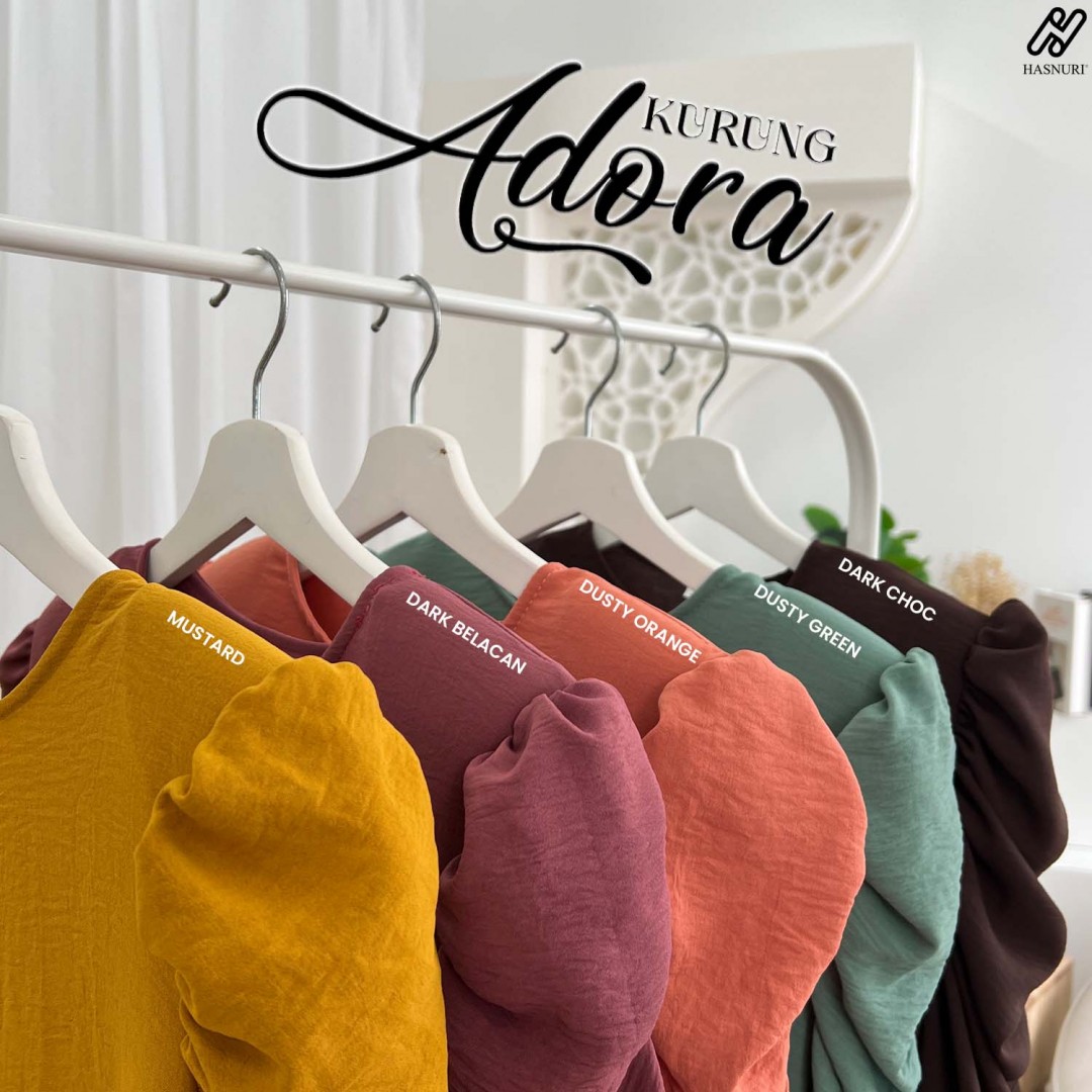 Kurung Adora - Dusty Orange
