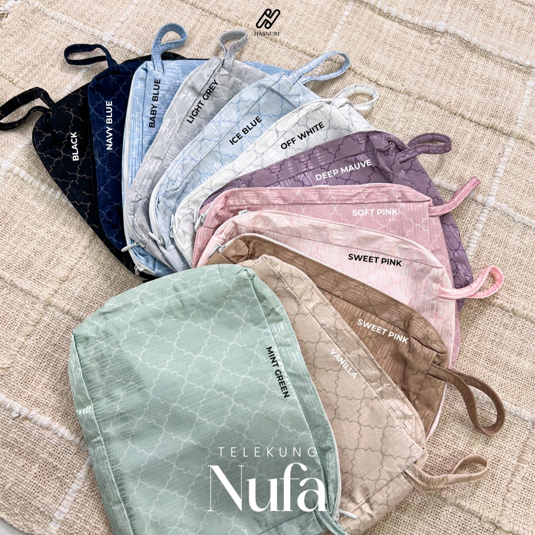 Telekung Nufa - Sweet Pink