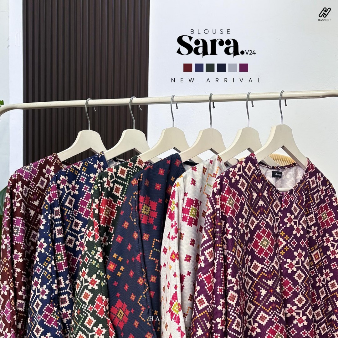 Blouse Sara V24 - Navy Blue
