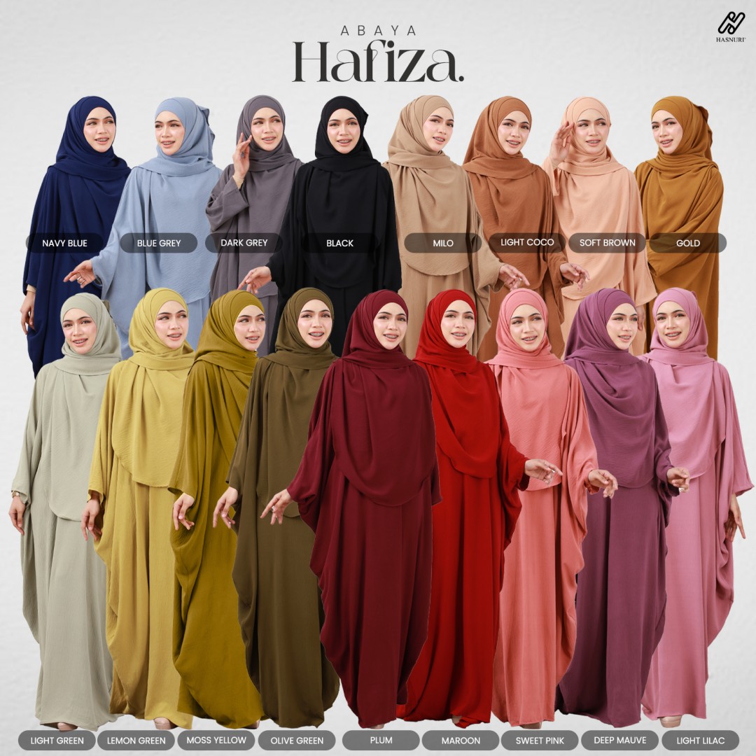 Abaya Hafiza - Soft Brown