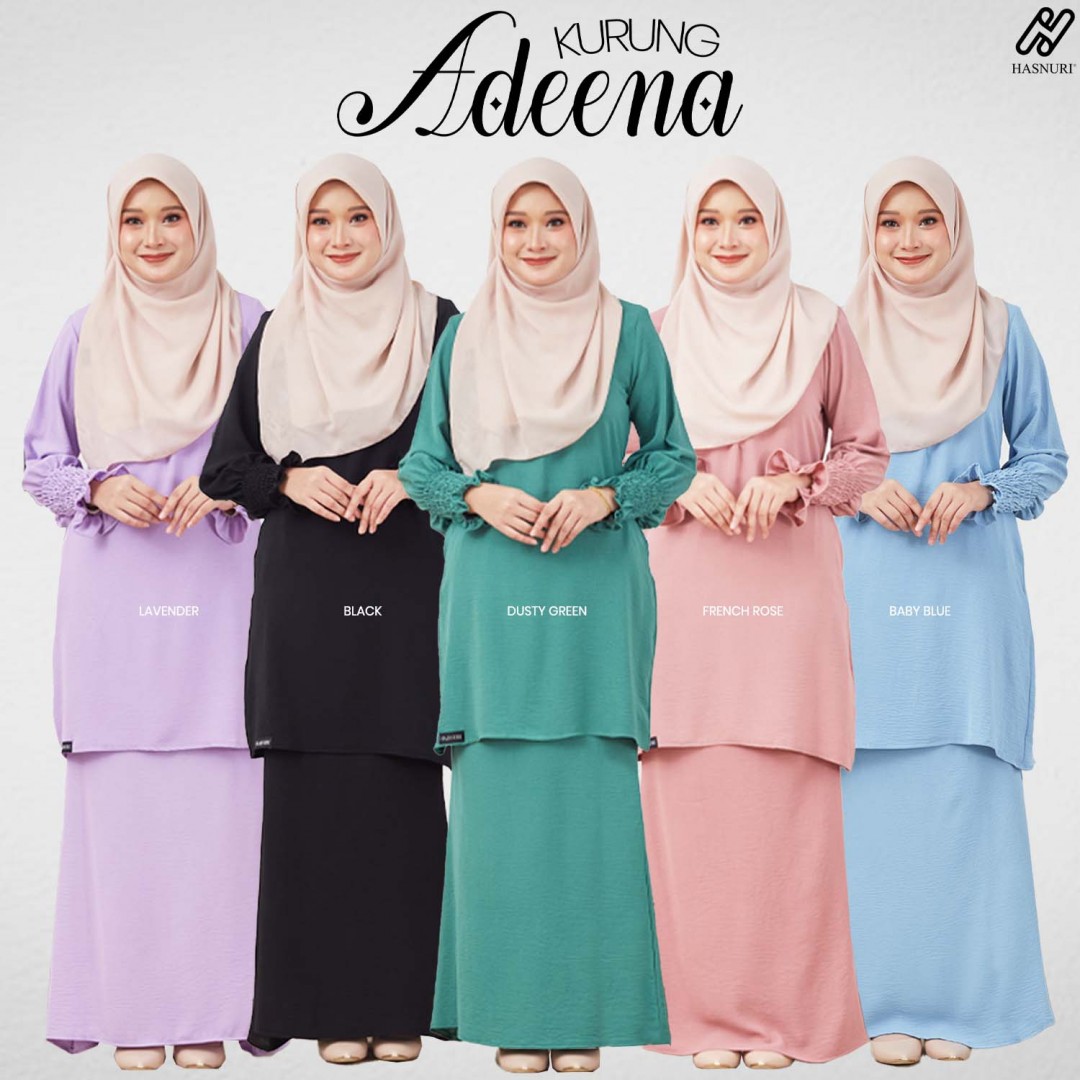 Kurung Adeena - French Rose