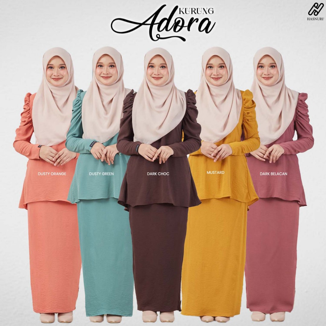 Kurung Adora - Mustard