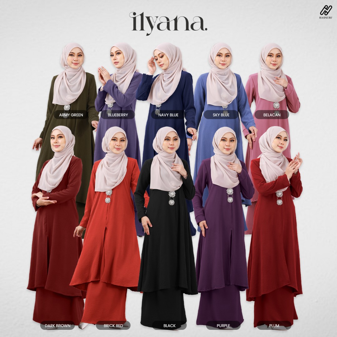Kurung Ilyana - Sky Blue