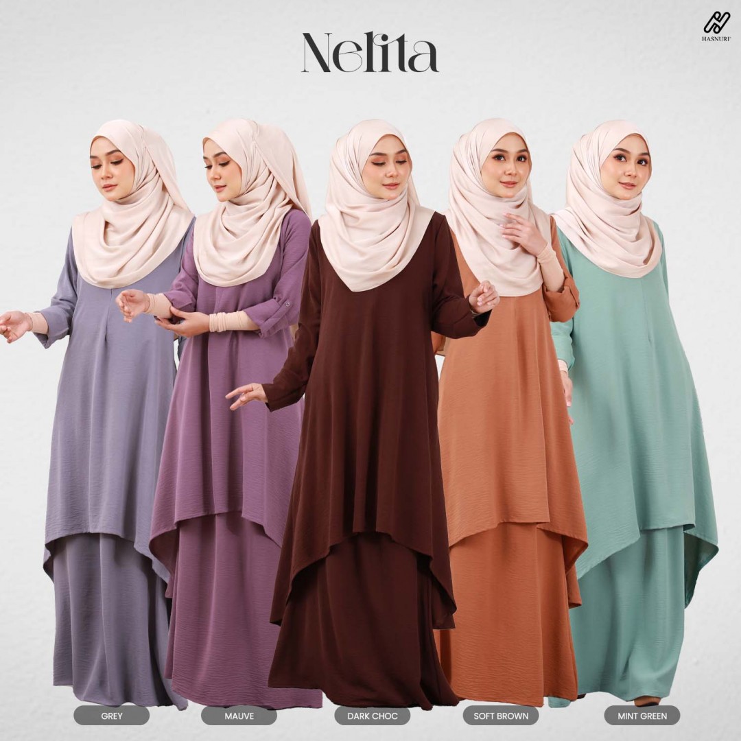 Kurung Nelita - Soft Brown