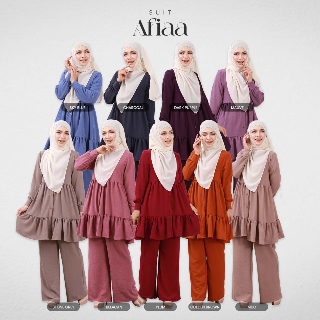 Suit Afiaa - Golden Brown