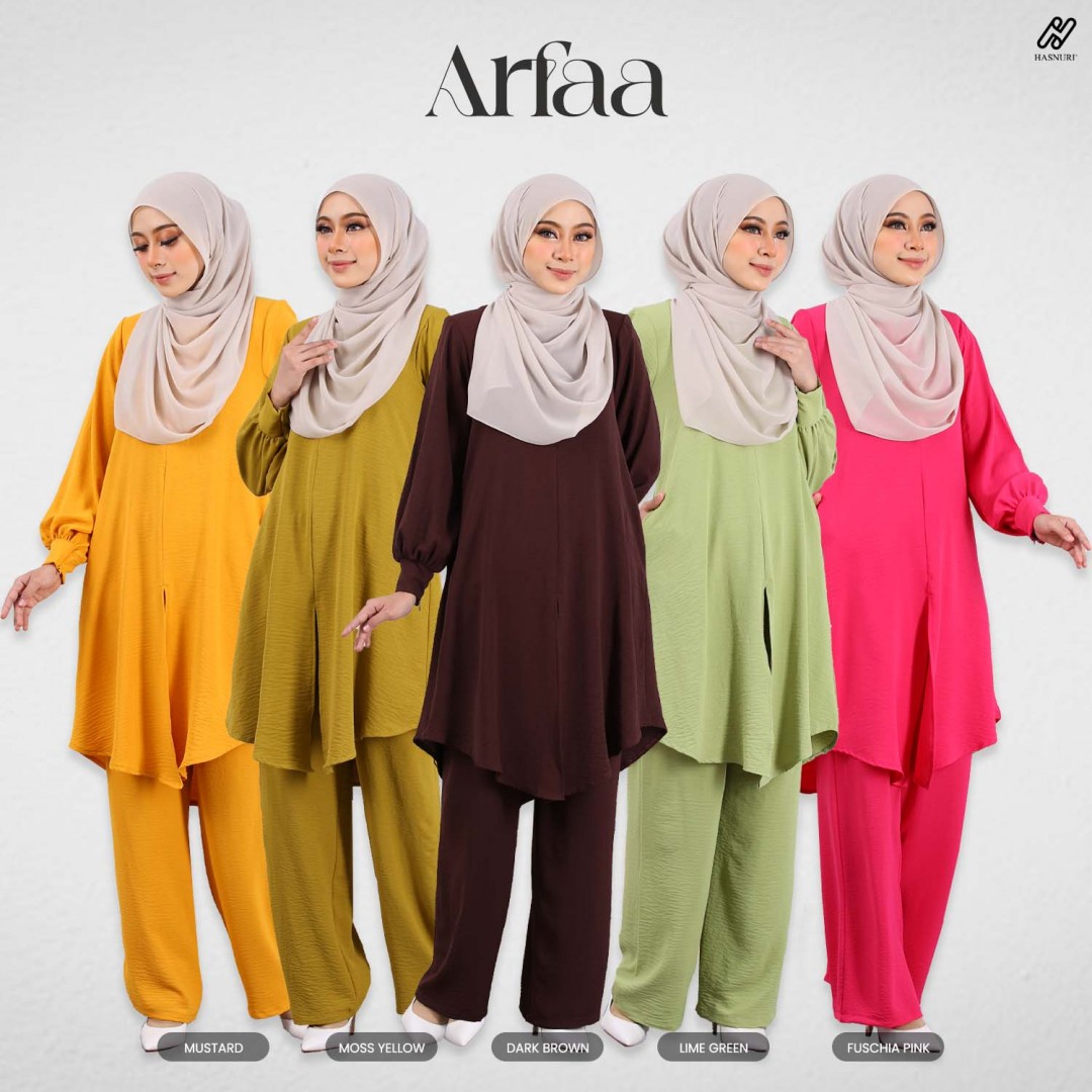 Suit Arfaa - Mustard