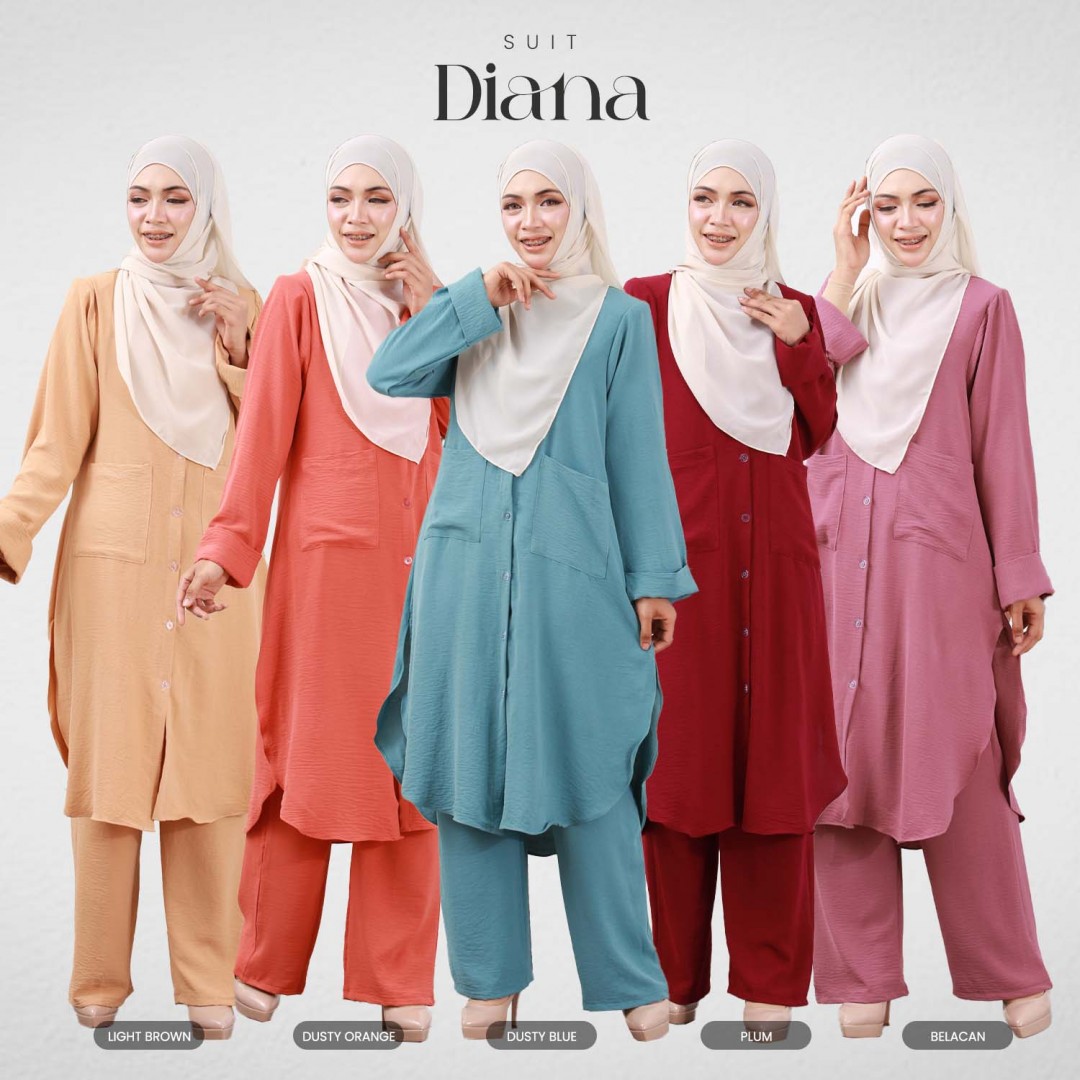 Suit Diana - Dusty Blue