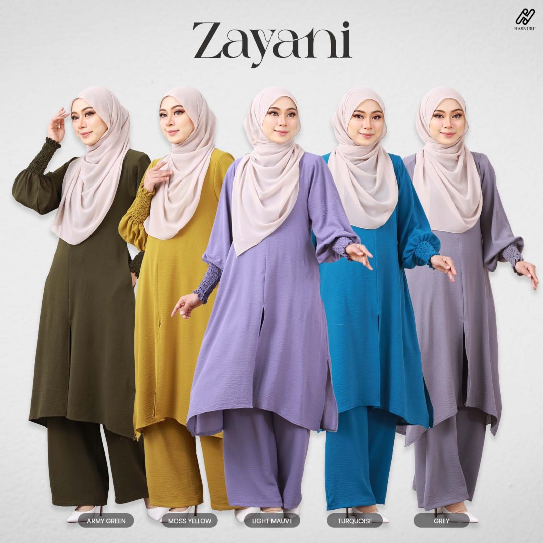 Suit Zayani - Turquoise