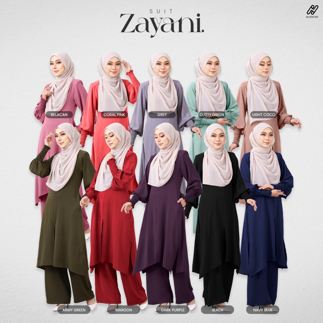 Suit Zayani - Grey
