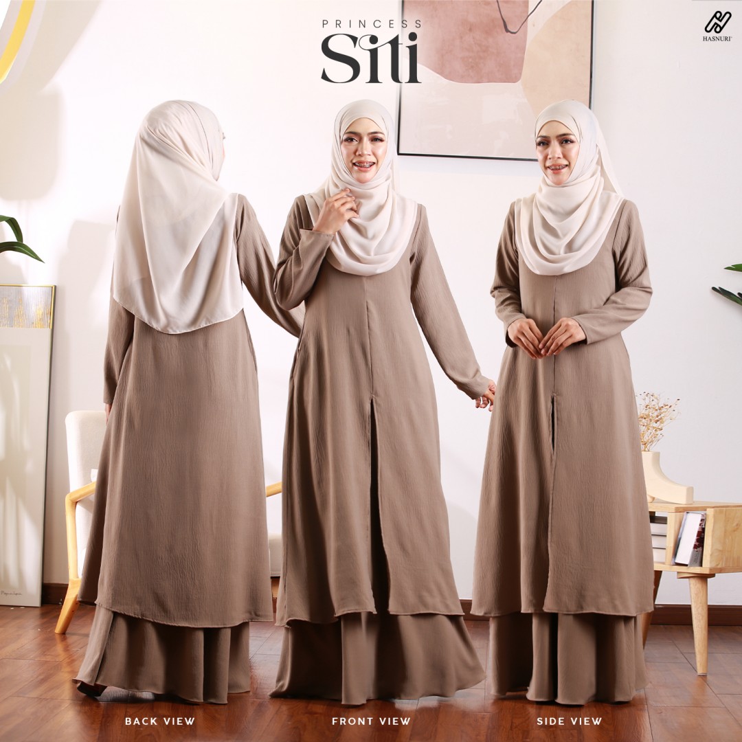 Kurung Princess Siti - Black
