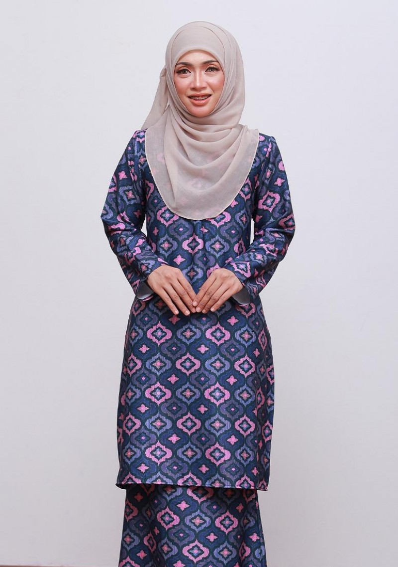 Kurung Che Durrah - Purple