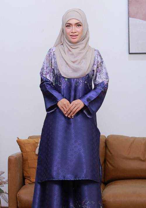 Kurung Princess Aireen 3.0 - Purplish Blue