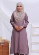Suit Zakiya Linen - Purplish Grey