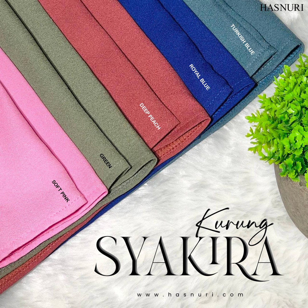 Kurung Syakira Kids - Turkish Blue